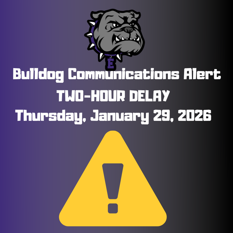 All Everman ISD schools will have a two-hour delay on Thursday, January 29, 2026.  This means your child’s school day will begin two hours later than the normal start time. Buses will also run two hours later than usual.  Dismissal times will remain the same.  Start Times  Administration Building Staff: 9:00 a.m.  Academy High School, Powell, & Elementary Campuses: 9:50 a.m.  Everman High School: 10:10 a.m.  Junior High School & STEM Academy: 10:45 a.m.