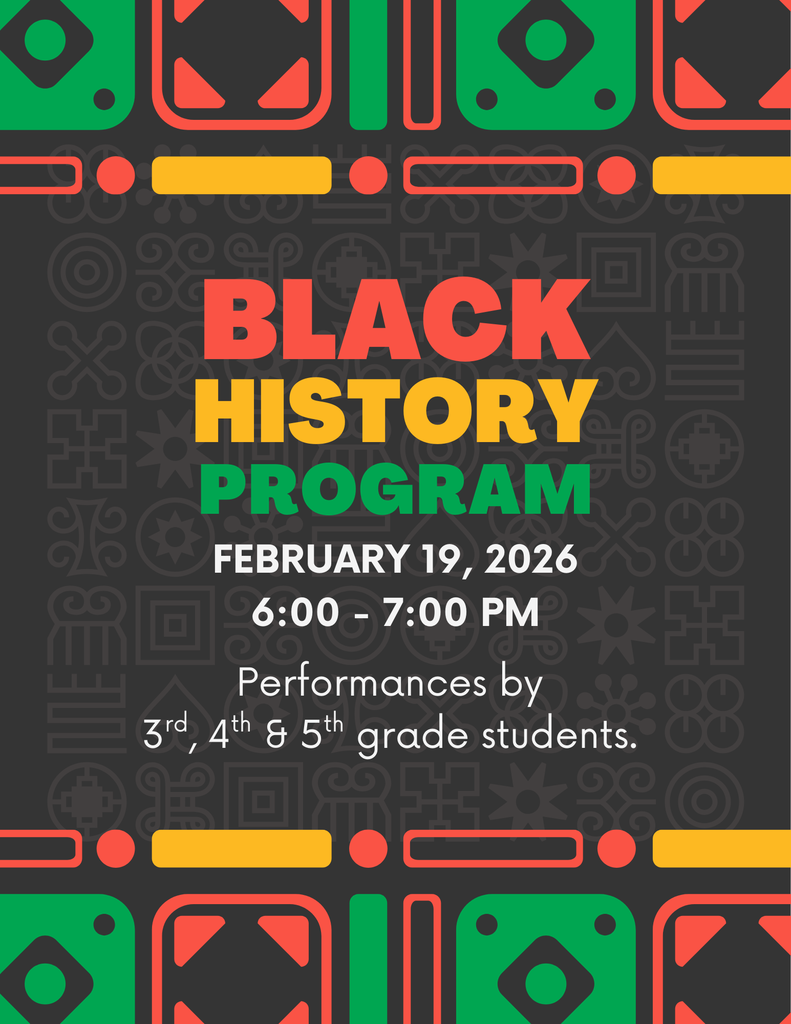 black history program february 19 from 6-7pm