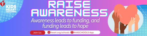 We’re proud of the lifesaving impact our students are making through Kids Heart Challenge! We have just 17 days left! ❤️  After you sign up on our school page and earn your wristband, your family can take action in many ways: