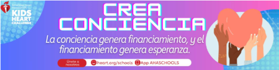 ¡Estamos orgullosos del impacto que nuestros estudiantes están logrando para salvar vidas a través de Kids Heart Challenge! Solo nos quedan 17 días.