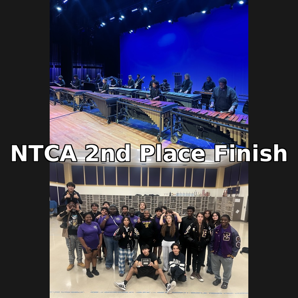 On Saturday, the Everman High School indoor percussion ensemble began their competition season with a 2nd place finish at Centennial High School. With only four points separating 1st and 2nd, it’s time to step it up and #closethegap!  Congratulate these fine percussionists when you see them!