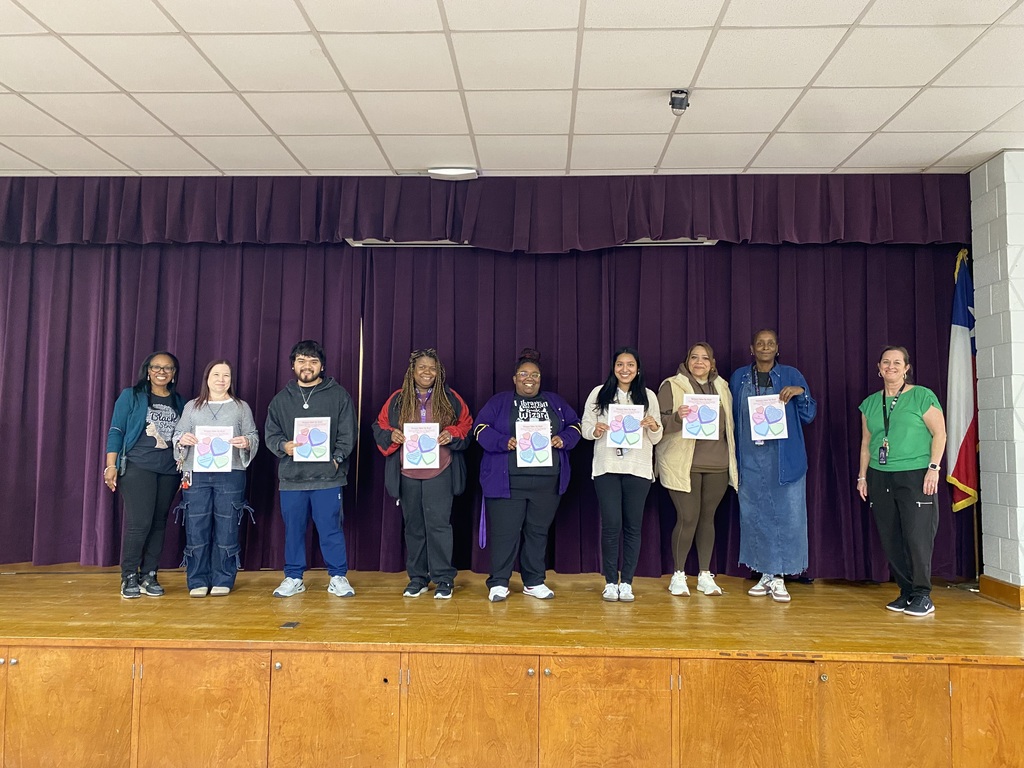 Staff nominated for staff member of the year.