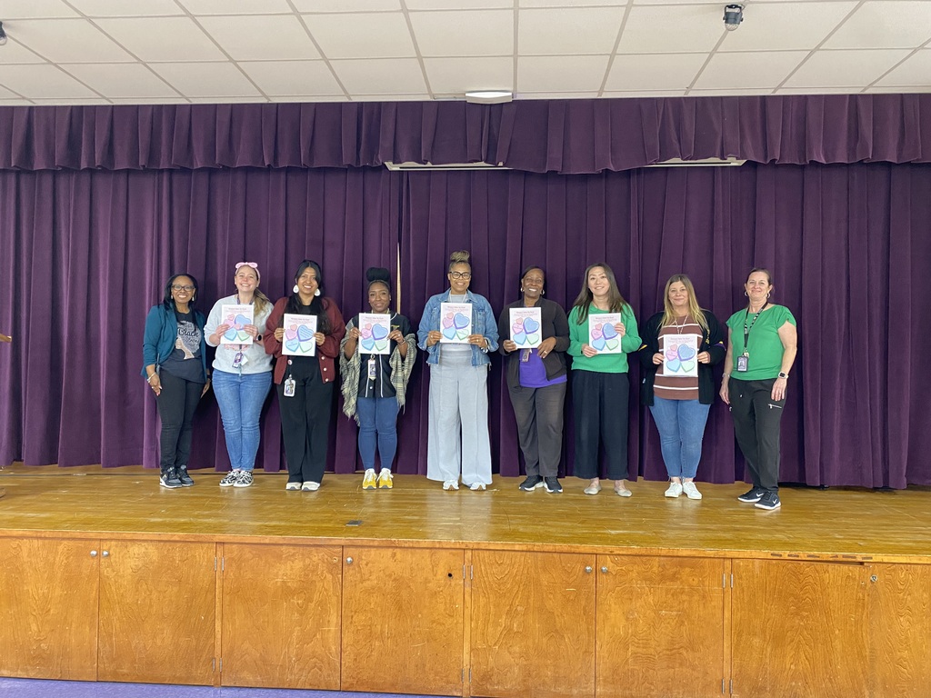 Teachers nominated for teacher of the year.