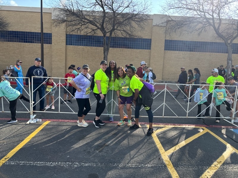 Cowtown Kids Marathon in the building 