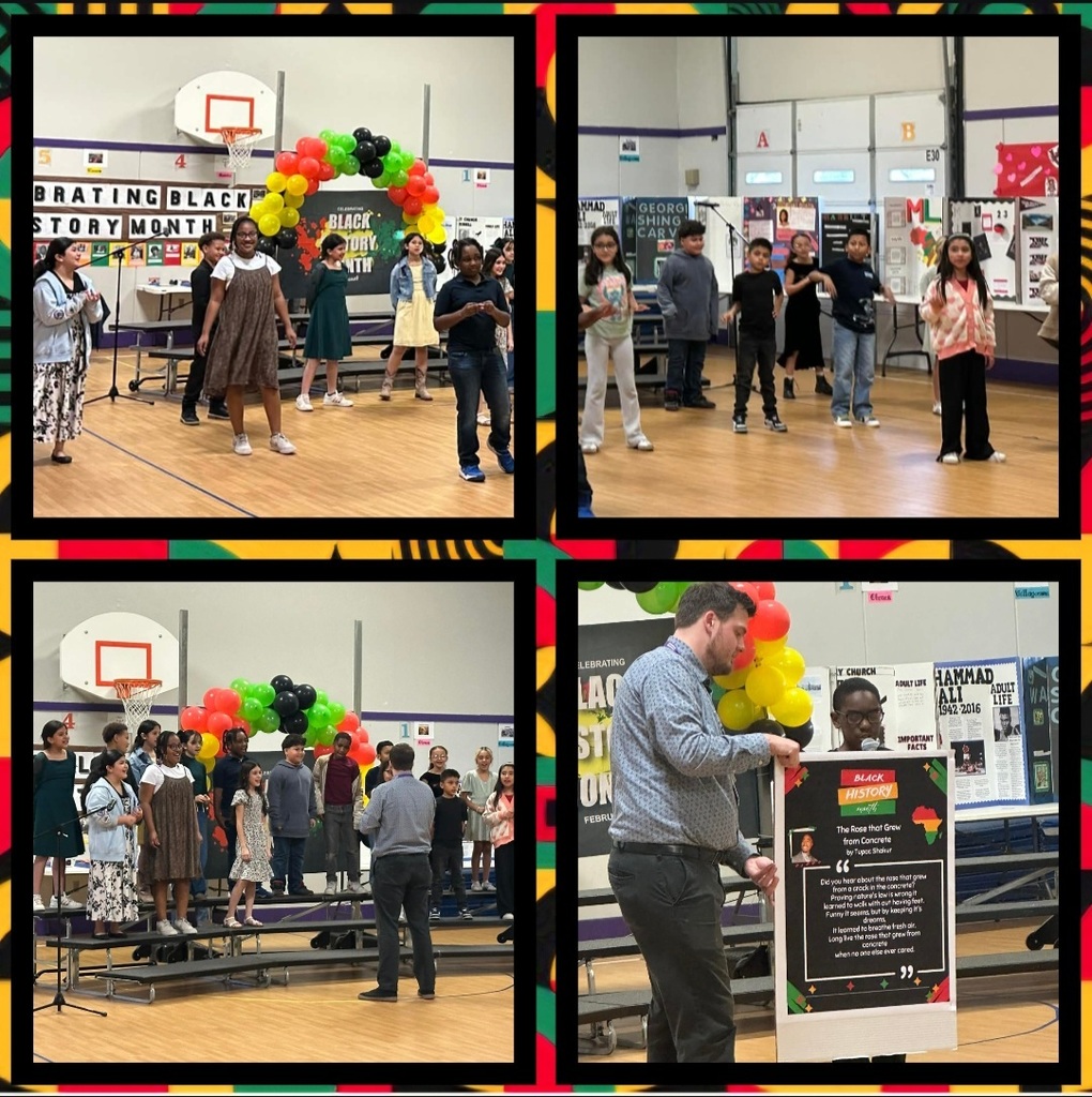 Hommel staff, students and families had a great time celebrating black history