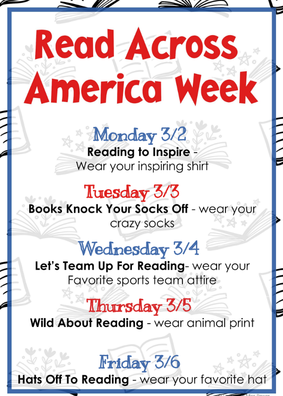 Read Across America Week: 3/2 - 3/6