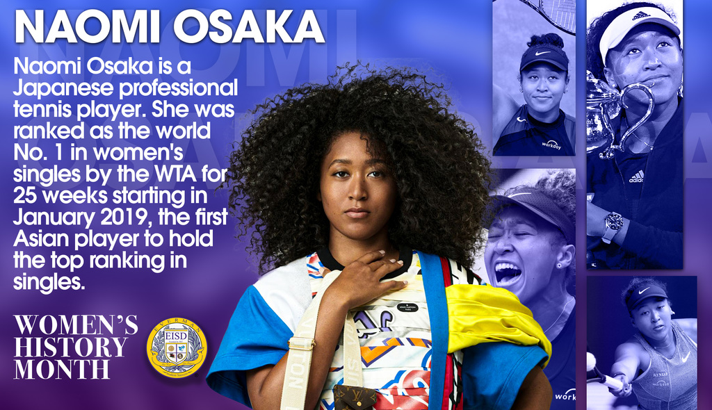 Everman ISD+WomensHistoryMonthNaomi Osaka