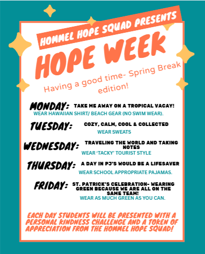 Hommel Hope Week!