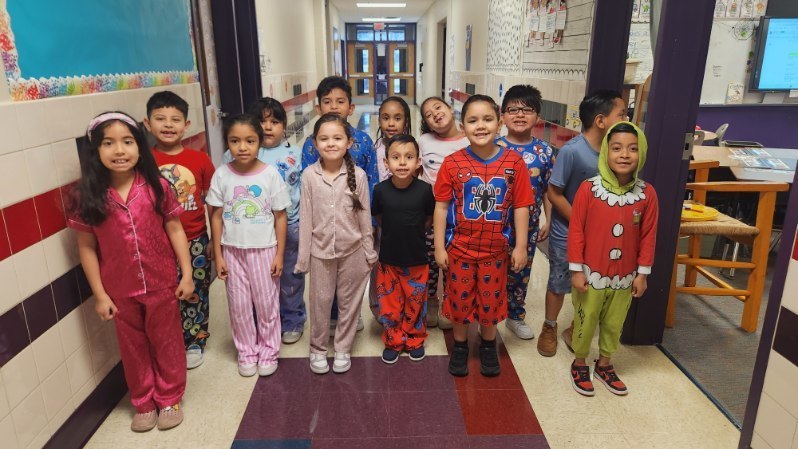 Cozy Up to Read with Mrs. Alanis' class