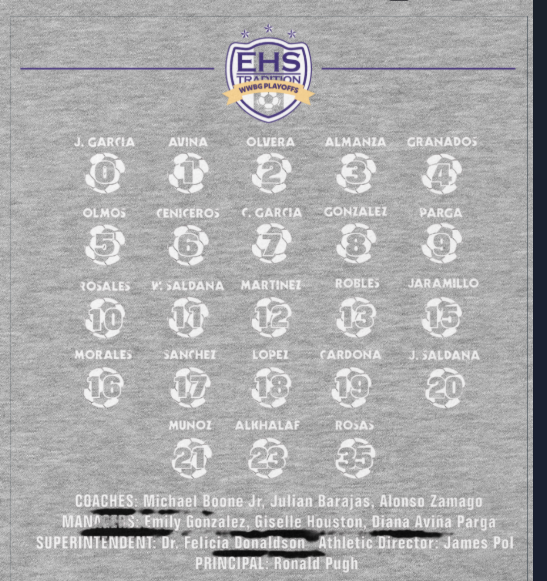 Boys soccer is IN! Playoff details are TBD, and will be later in the week during spring break. But the excitement starts NOW!!! Playoff shirts are on sale! Purchase your shirt by Monday, March 16, and you'll have it in time for the first game! https://esixsportswear.com/everman/shop/home