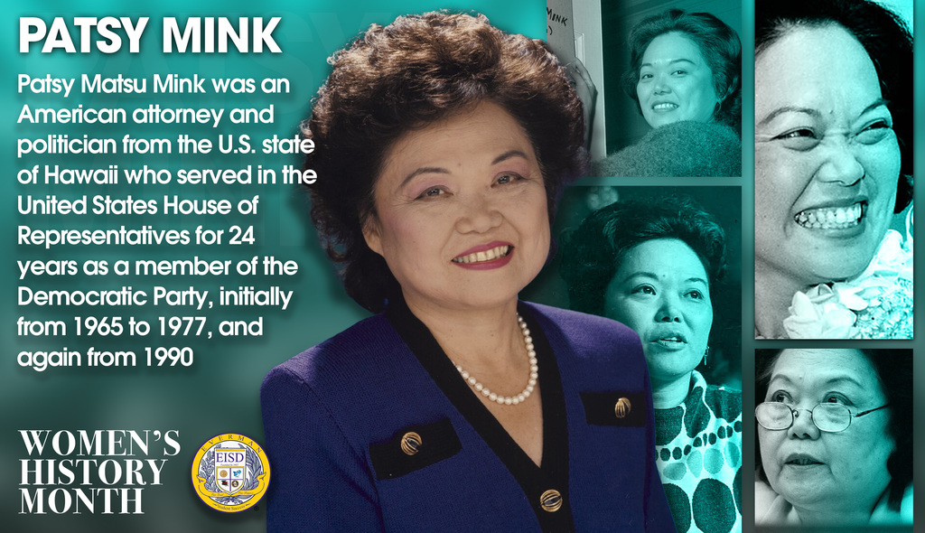 Everman ISD+WomensHistoryMonthPatsyMink