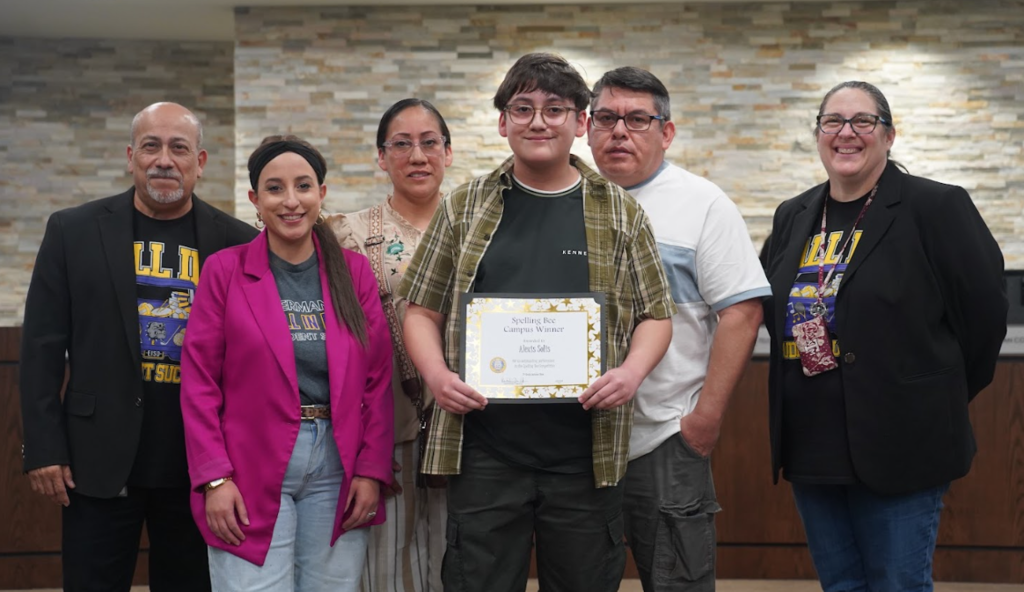 RJSA Spelling Bee Winner