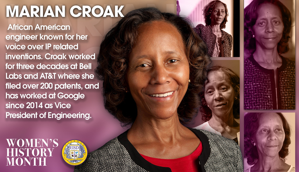 Everman ISD+WomensHistoryMonthMarian Croak