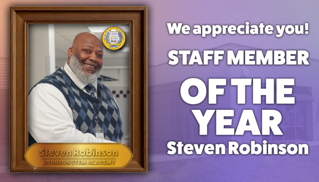 Staff Member of the Year Steven Robinson