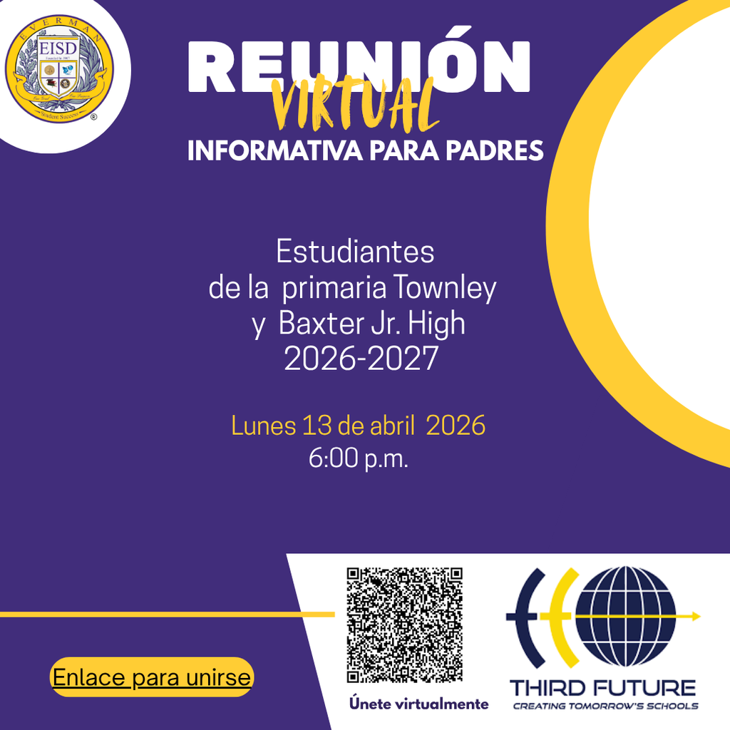 Townley and Baxter will host a virtual parent town hall on Monday, April 13.   Join the virtual meeting to learn more about the 2026-2027 school year.