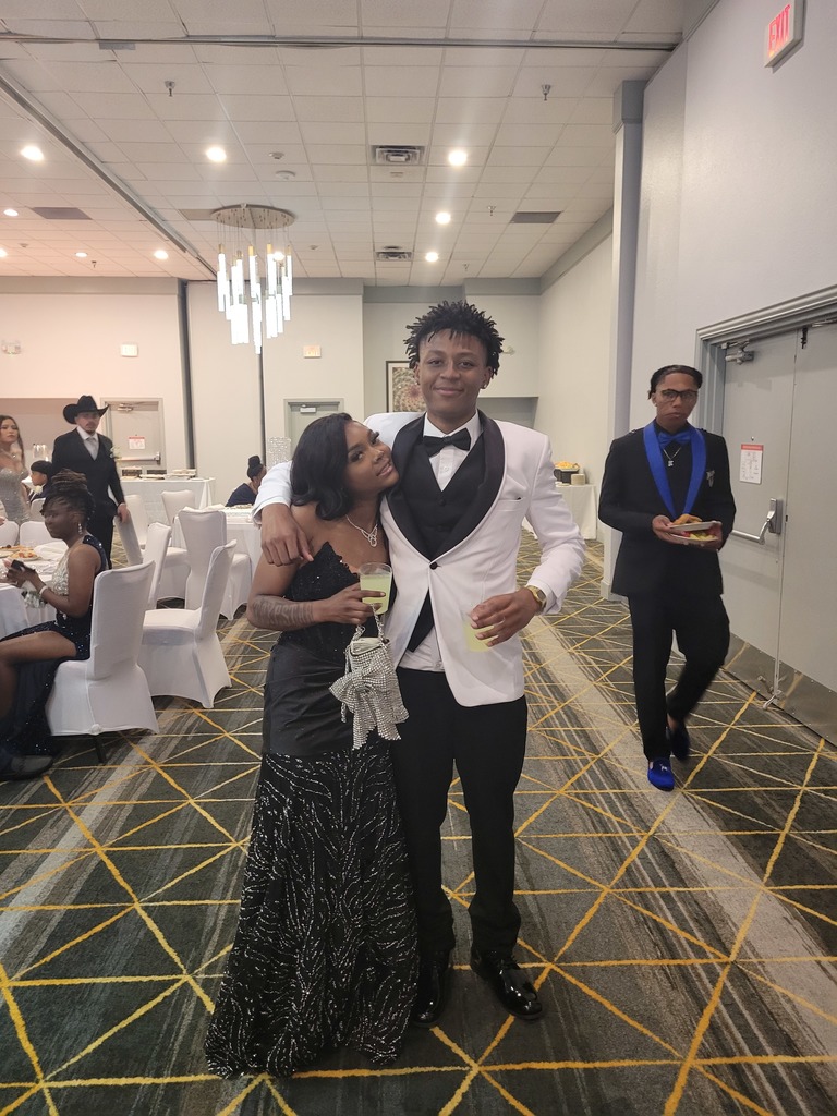 Students in prom attire