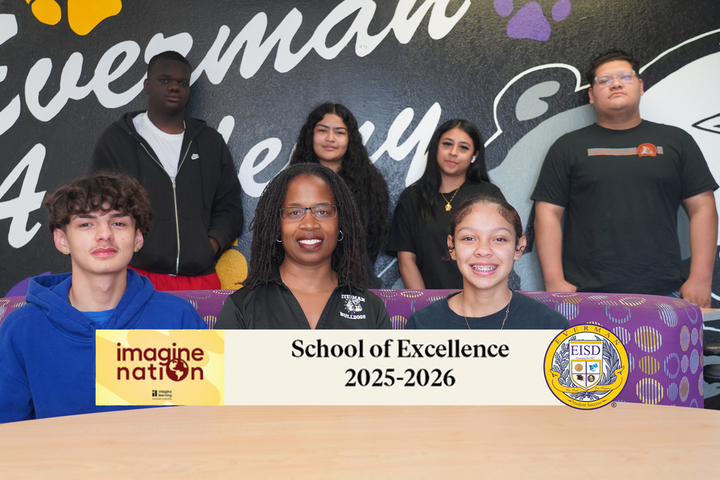 We are proud to share that Everman Academy High has been named a 2025–2026 School of Excellence by Imagine Learning for its outstanding use of Imagine Edgenuity! 👏📚 This prestigious recognition—the highest distinction in the Imagine Nation program—highlights the dedication, innovation, and commitment of our educators and staff to student success. We are grateful for our partnership with Imagine Learning and excited to continue creating impactful learning experiences for our students. 💡✨ #EvermanISD #SchoolOfExcellence #StudentSuccess #ImagineLearning #Edgenuity #ExcellenceInEducation