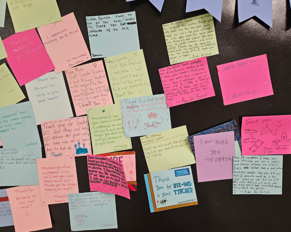Thank You Notes to Teachers