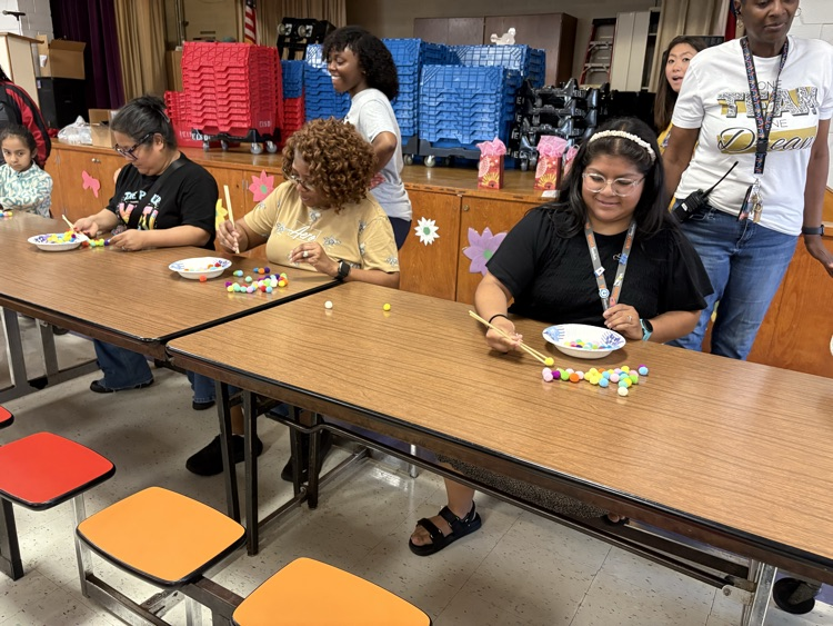 Staff chopsticks competition