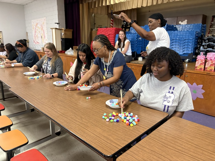 Staff chopsticks competition