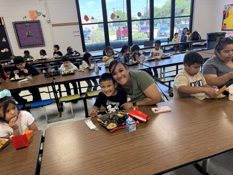 asian style lunch with families