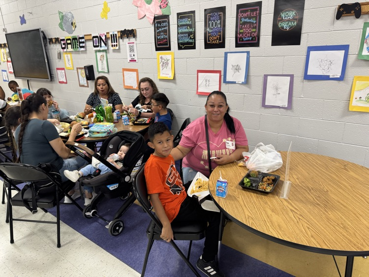 Asian style lunch with families