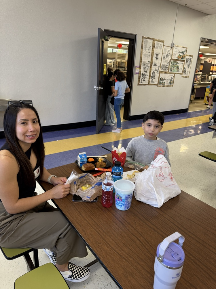 Asian style lunch with families