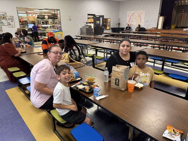 Asian style lunch with families