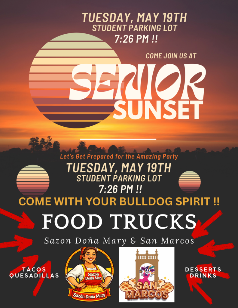 SENIOR SUNSET TONIGHT! 