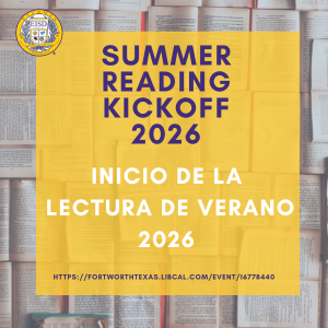 Summer reading is here: https://fortworthtexas.libcal.com/event/16778440