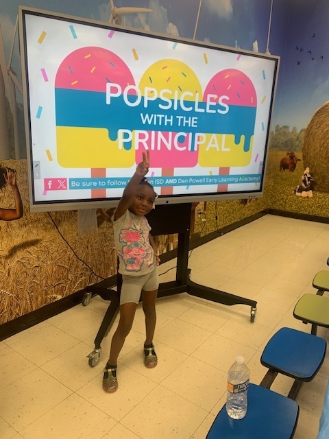 Pre-K 4 Popsicles with the Principal
