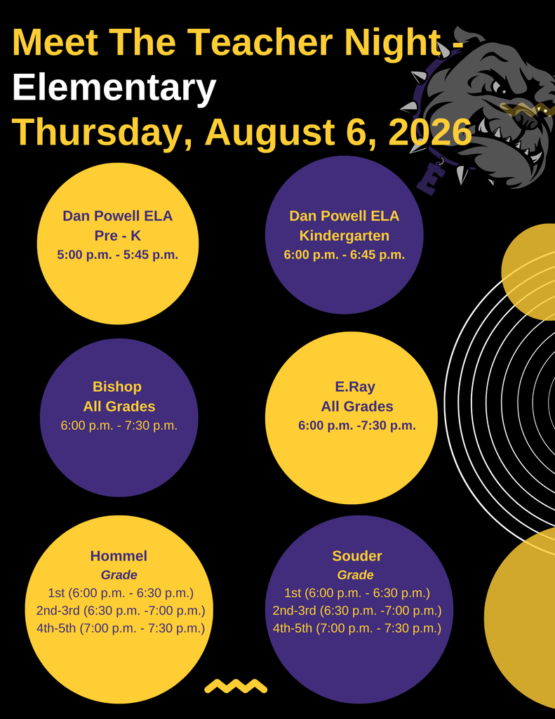 Join us for Elementary Meet the Teacher Night and kick off an exciting new school year! This is a great opportunity for students and parents to meet their teacher, visit classrooms, learn about expectations, and get ready for a successful year.