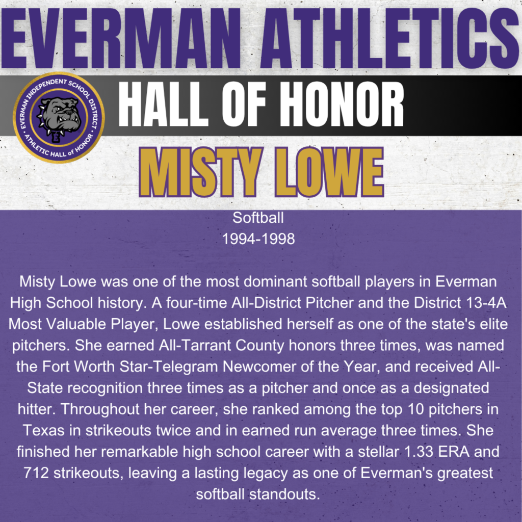 Everman ISD+Hall of Honor_Misty Lowe