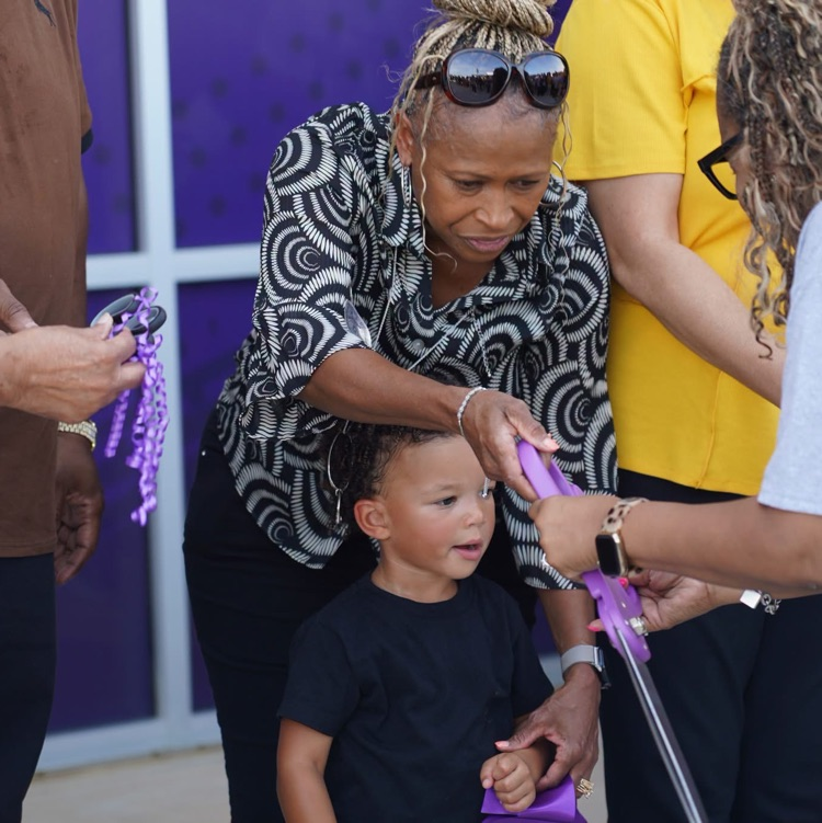 Ribbon cutting 