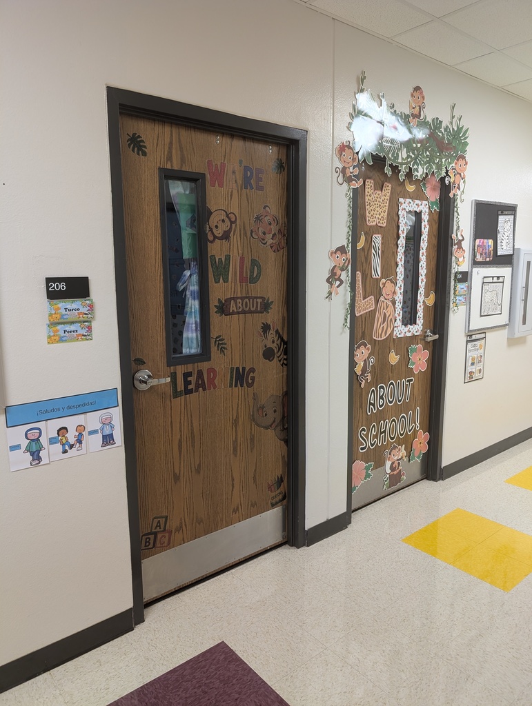 Wild About Learning doors.