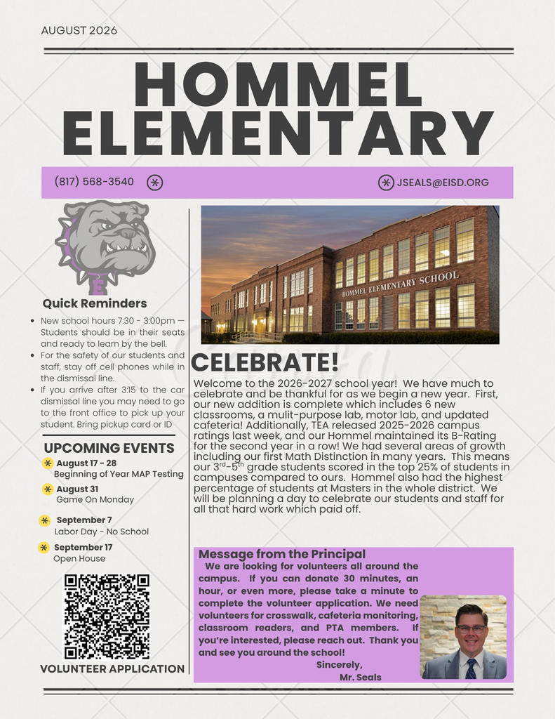 August Newsletter