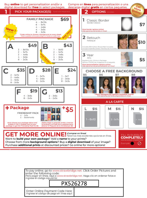 Picture Order Form