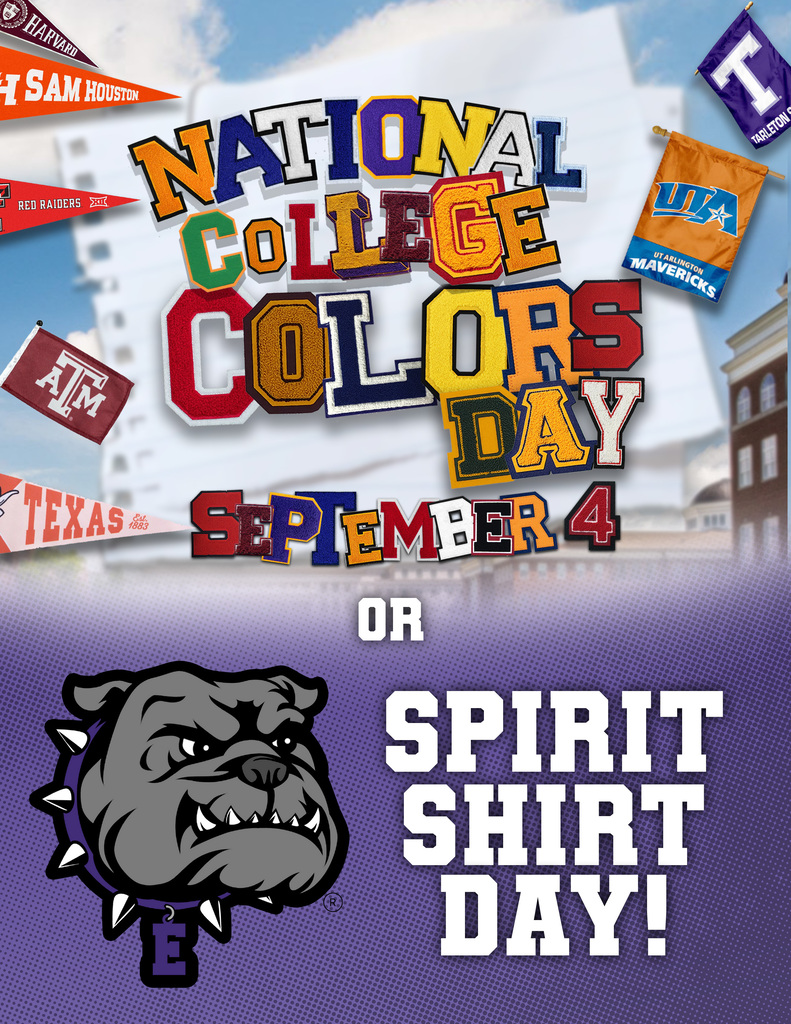 Everman ISD+ CollegeColors/SpiritDay