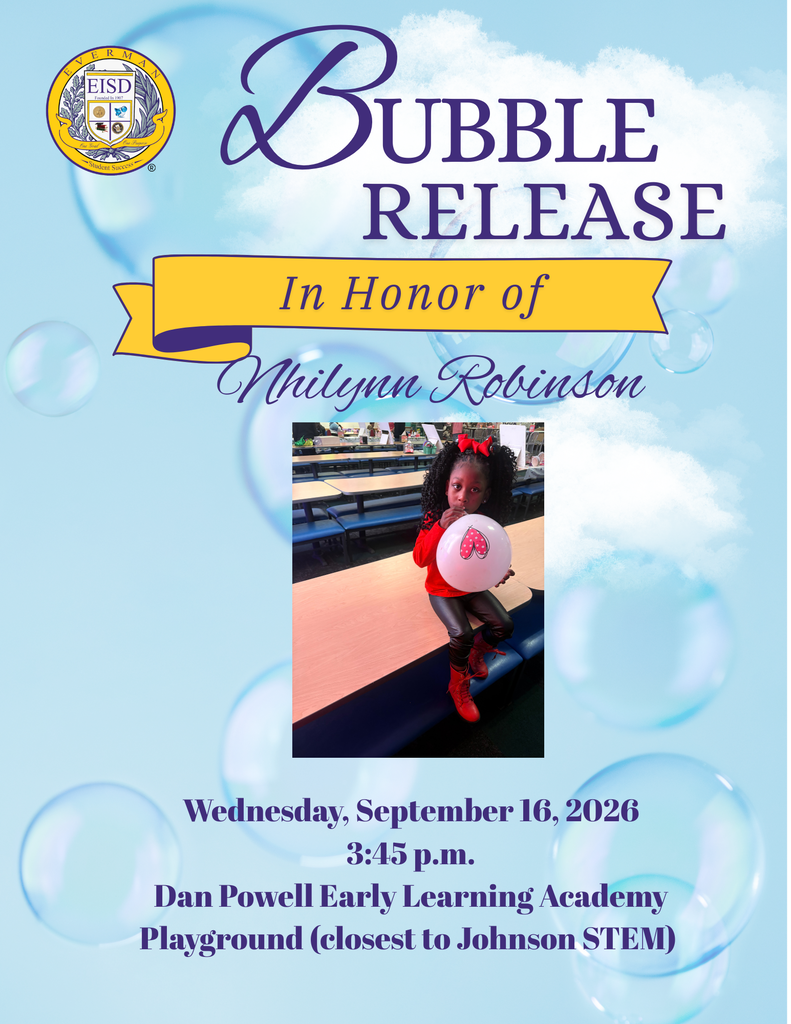 Together, we will fill the sky with bubbles as a beautiful expression of love, remembrance, and support for the student’s family and our school community.  We encourage those attending to bring bubbles and join us as we surround the family and one another with care during this difficult time.