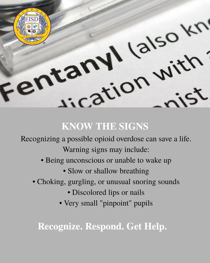 Recognizing a possible opioid overdose can save a life. Warning signs may include: • Being unconscious or unable to wake up • Slow or shallow breathing • Choking, gurgling, or unusual snoring sounds • Discolored lips or nails • Very small "pinpoint" pupils
