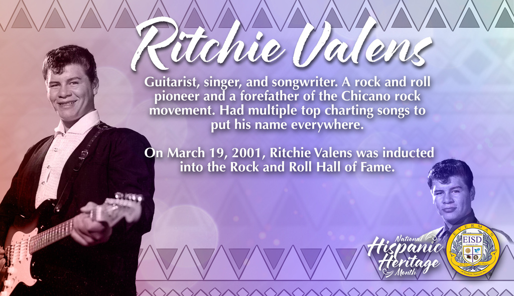 Everman ISD+HispanicHeritage Month celebrates Ritchie Valens