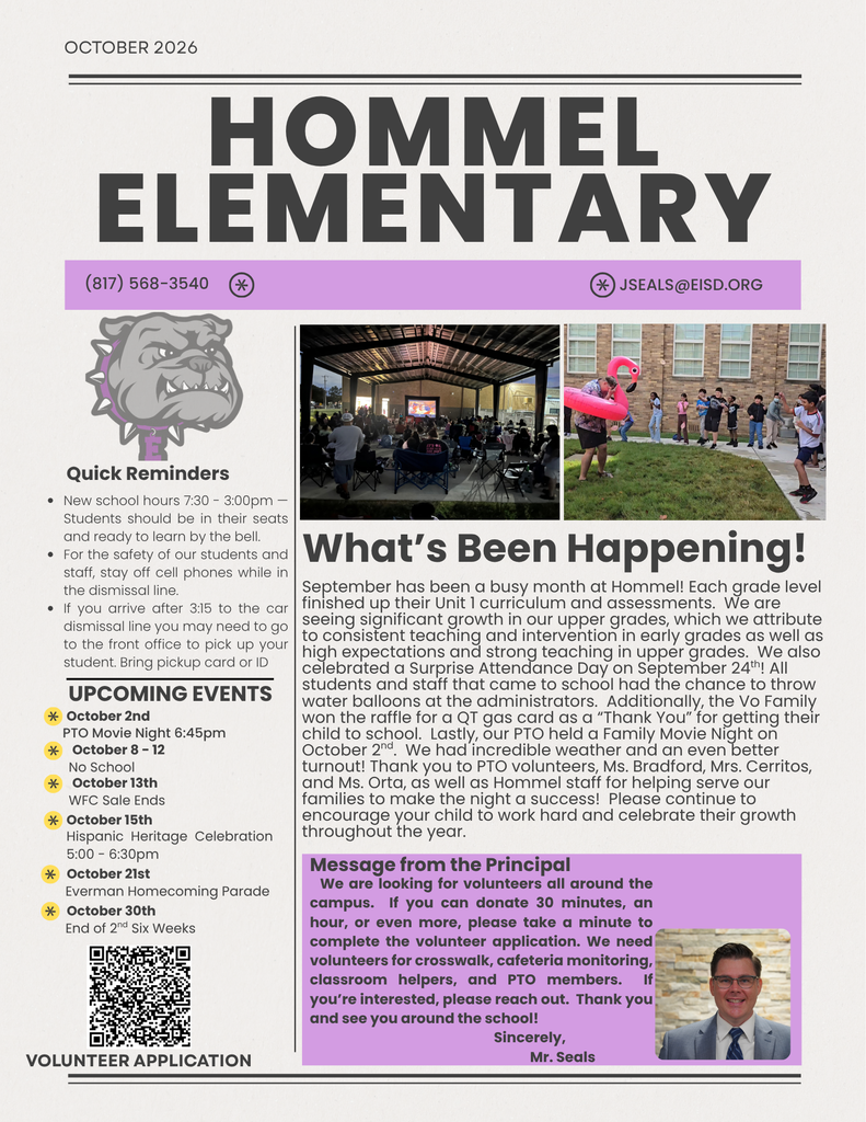 October Newsletter