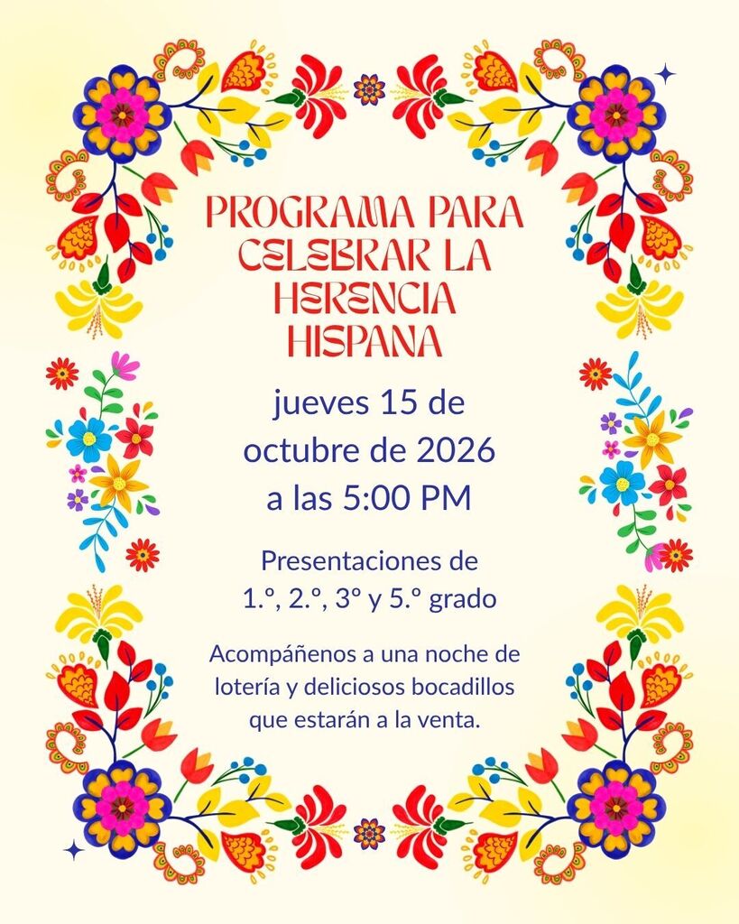 Hispanic Heritage Flyer Spanish