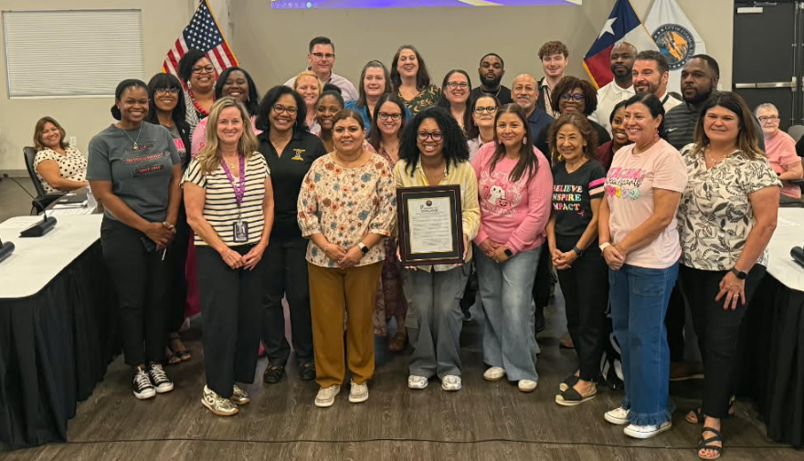 Everman City Council recognized Everman ISD teachers