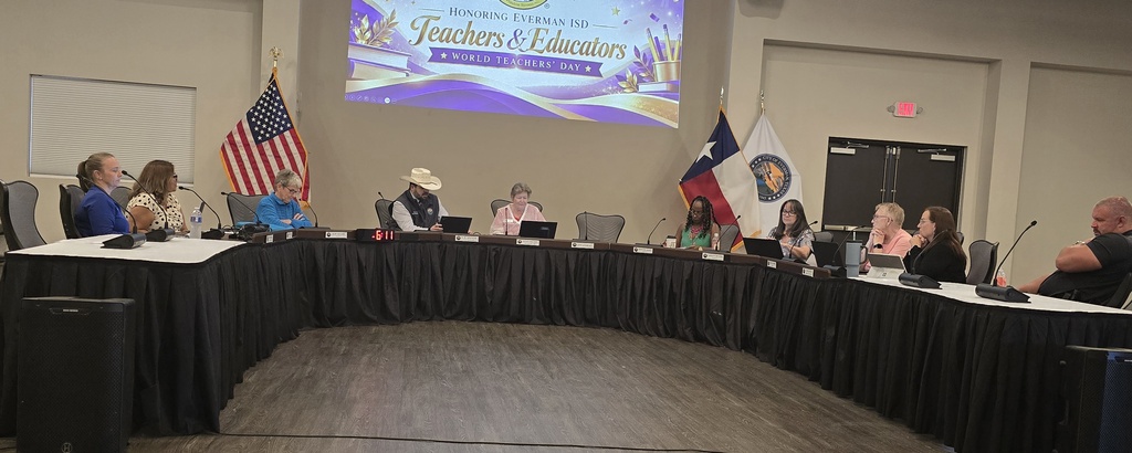 City of Everman teacher and staff aprreciation proclamation for World teacher's day
