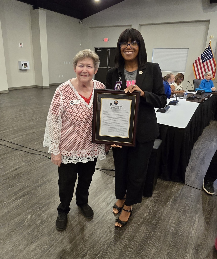 City of Everman teacher and staff aprreciation proclamation for World teacher's day