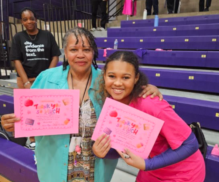 Pink Out Volleyball - Teacher Appreciation