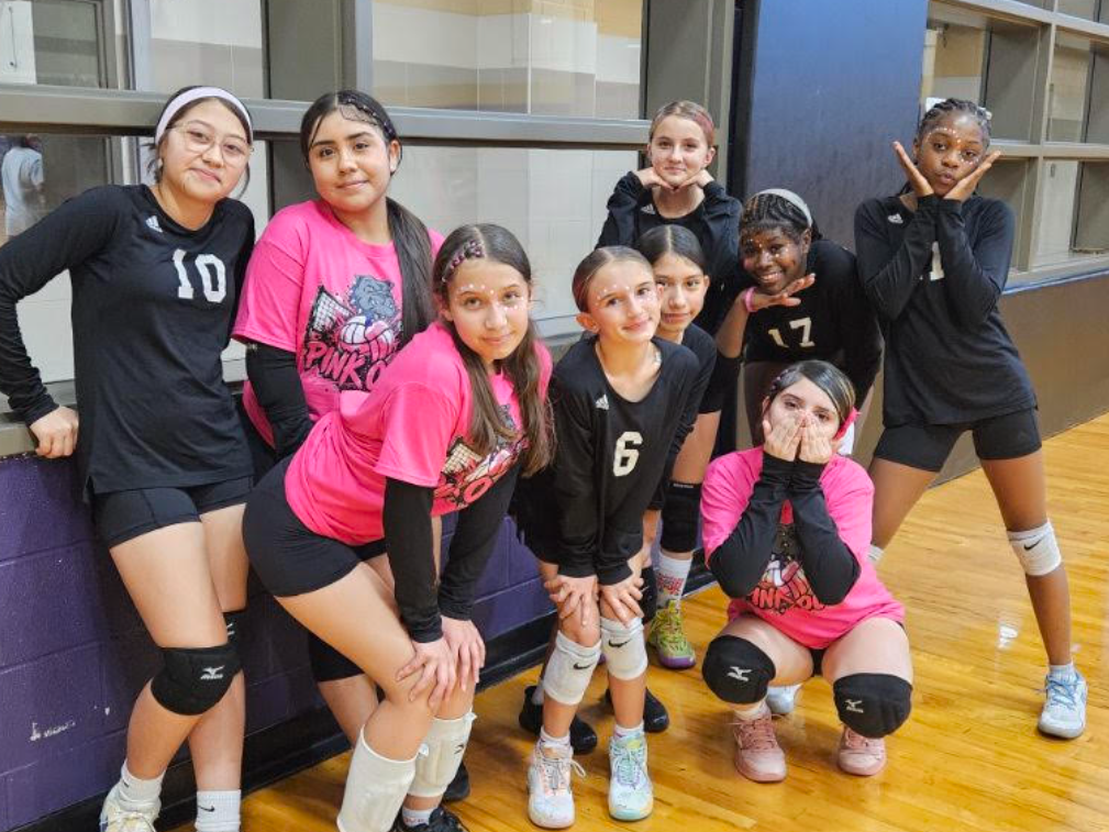Pink Out Volleyball - Teacher Appreciation