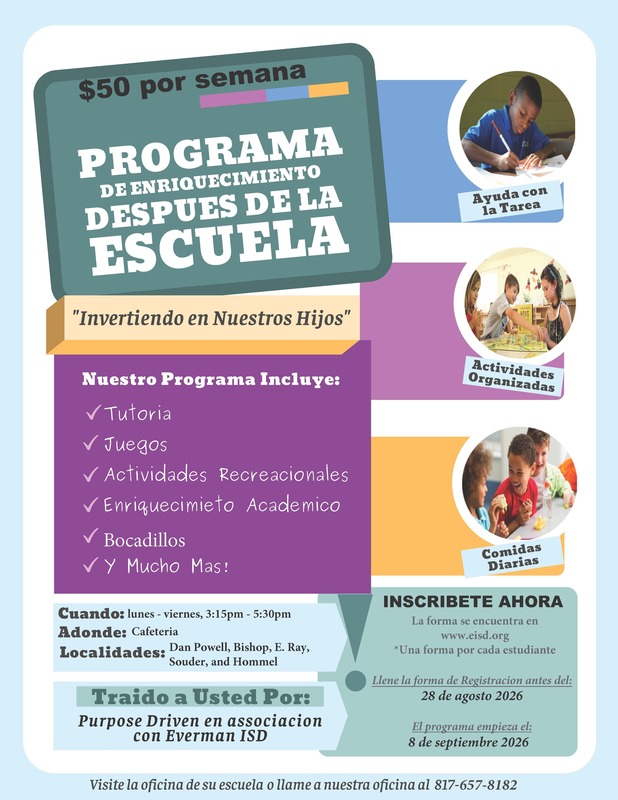 Purpose Driven Flyer Spanish