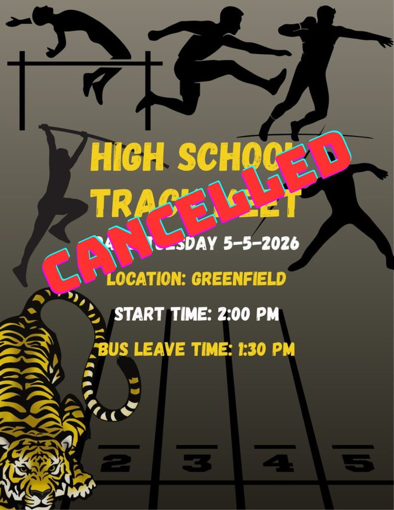 Track Meet Cancelled